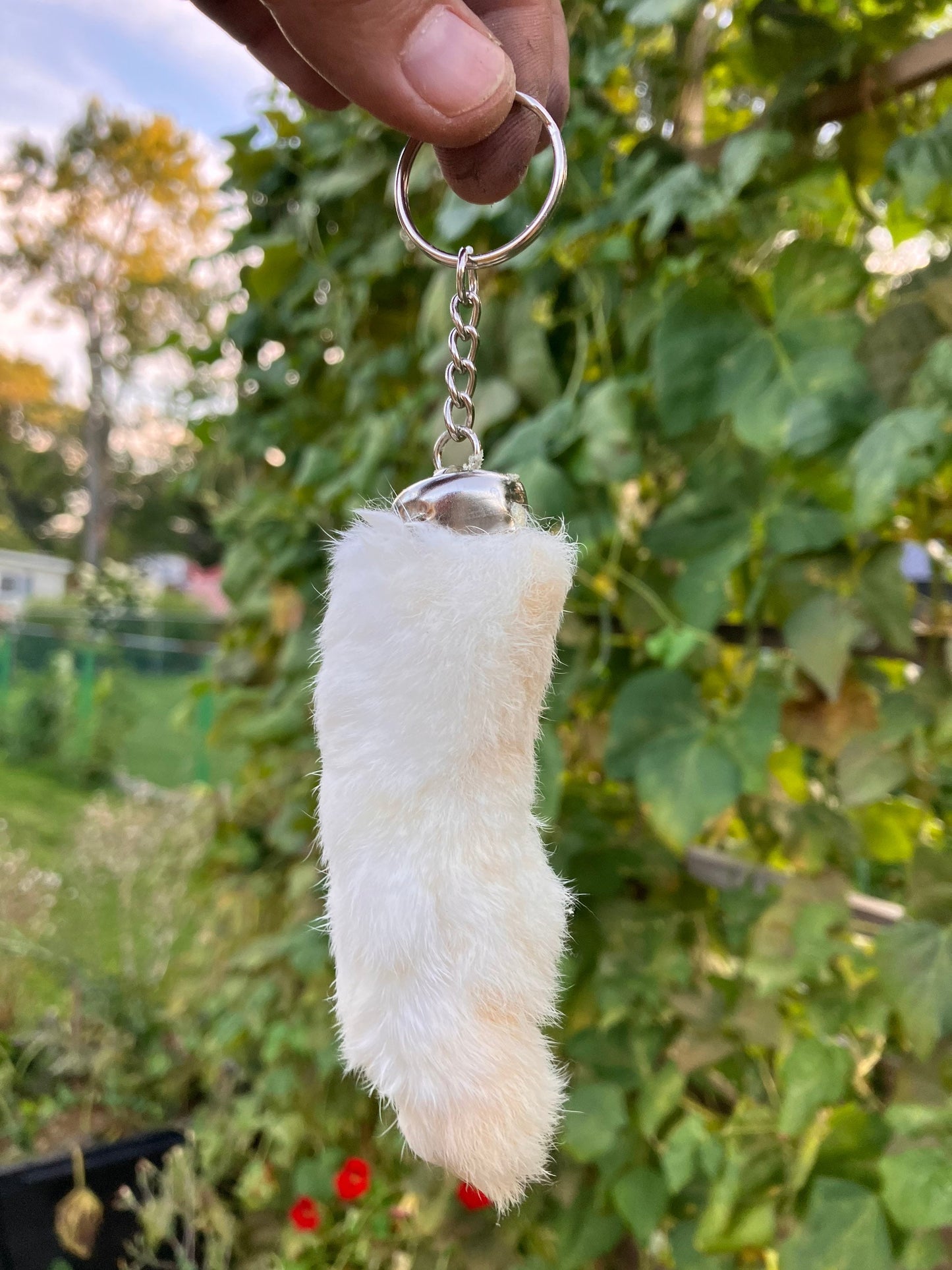 Lucky Rabbit's Foot Keychain
