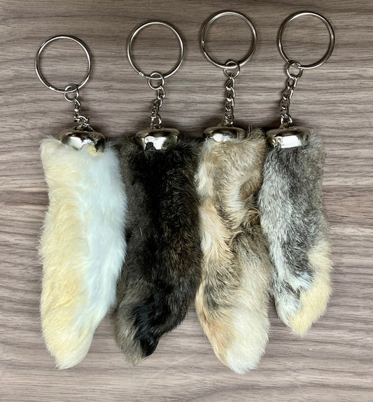 Lucky Rabbit's Foot Keychain