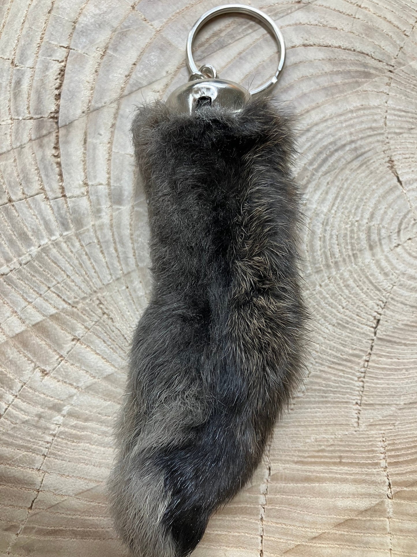 Lucky Rabbit's Foot Keychain